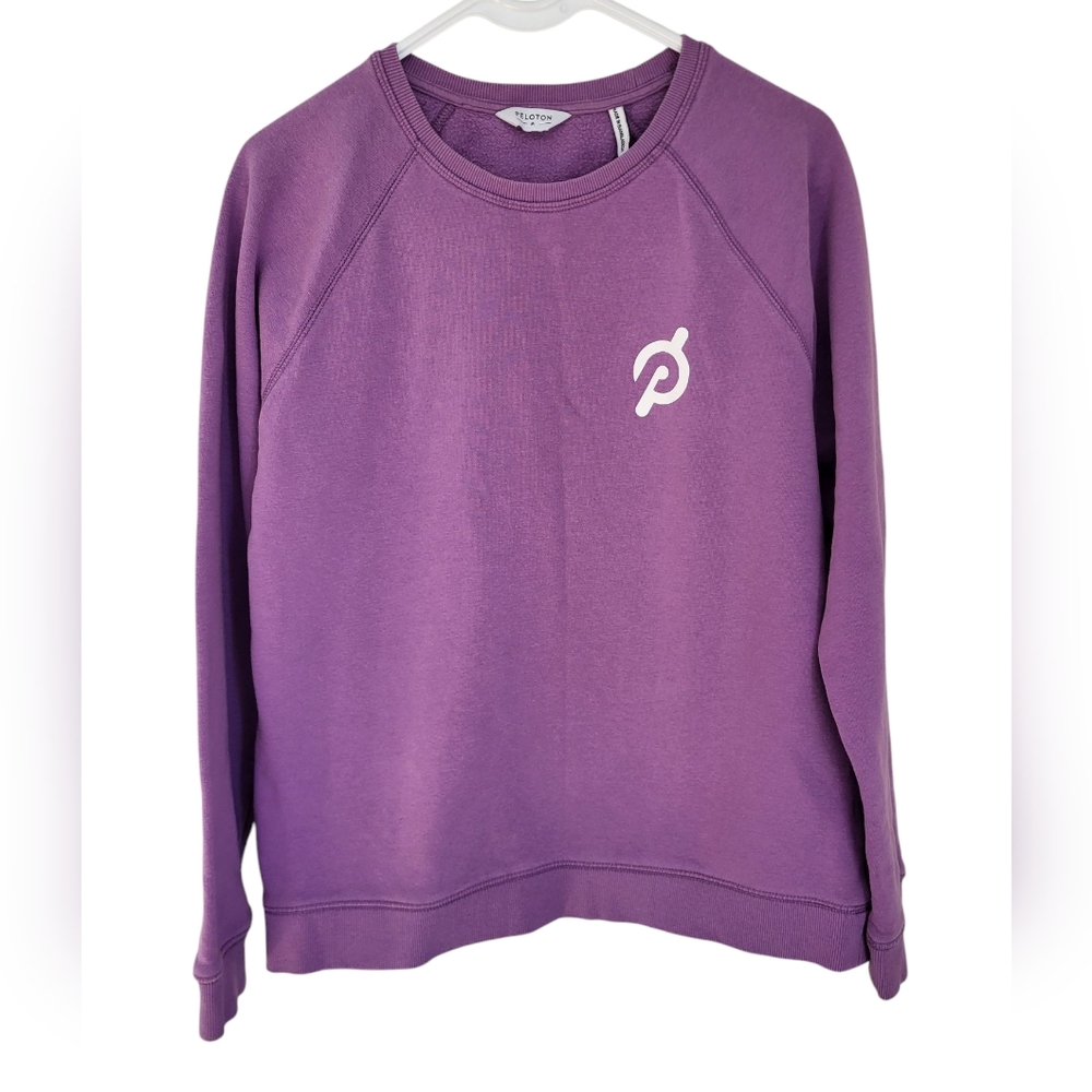 Pelaton Crewneck Sweatshirt - Purple, Size M